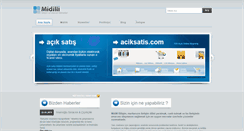 Desktop Screenshot of midilli.com